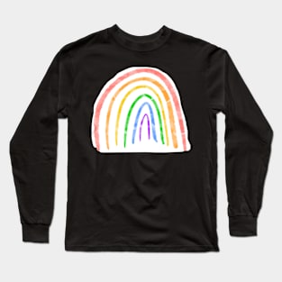 Multicolored Rainbow Long Sleeve T-Shirt